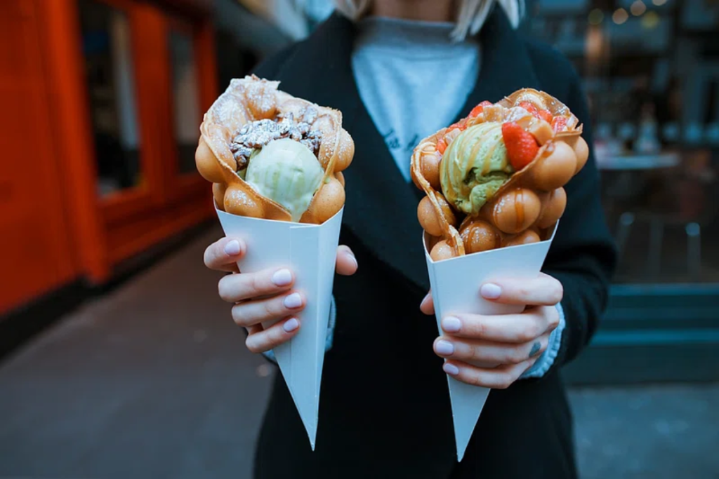 Tempat makan waffle